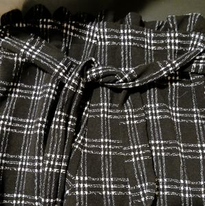 SHEIN polyester bow tie pants